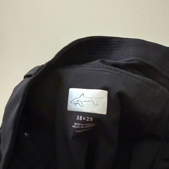 Greg Norman The Ultimate 5 Pocket Solid Black Casual Stretch Golf Pants 38 x 29 - Picture 6 of 9